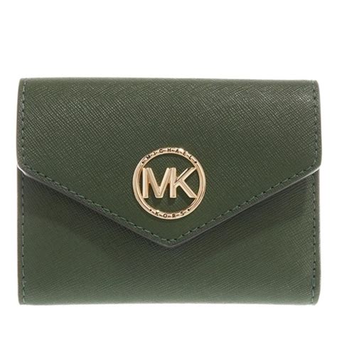 michael kors portemonnaie grün|green wallet michael kors.